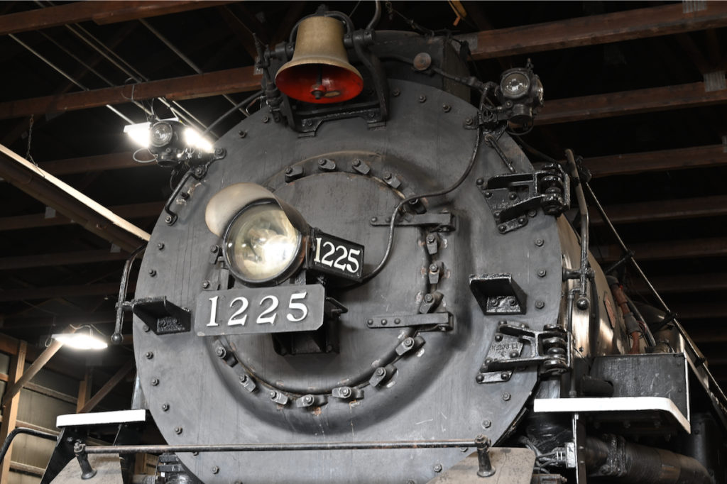 Pere Marquette 1225 Locomotive "Headshot" from Photo Tour